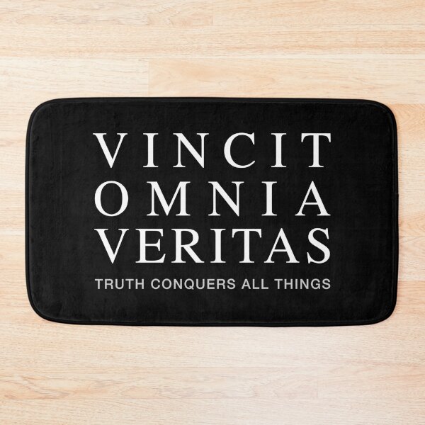 Item preview, Latin Inspirational Quote: Vincit Omnia Veritas (Truth Conquers All Things) designed and sold by Elvin Dantes.