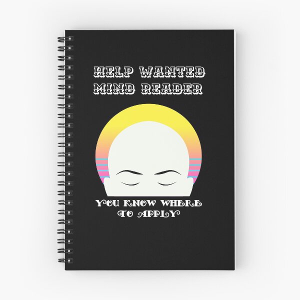 Item preview, Wanted Mind Reader, You Know where to Apply, Telepath 80s wave designed and sold by enigma3a.