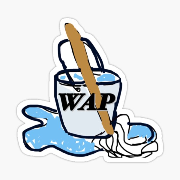 Bucket And A Mop Stickers Redbubble