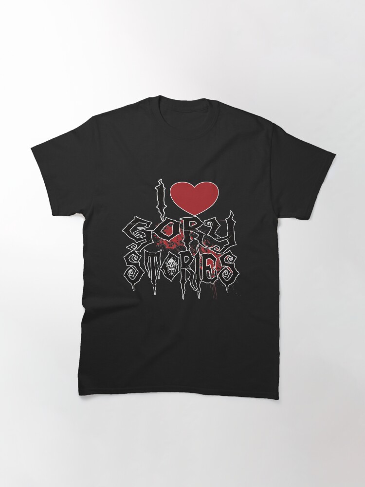 Alternate view of I LOVE GORY STORIES LOGO Classic T-Shirt