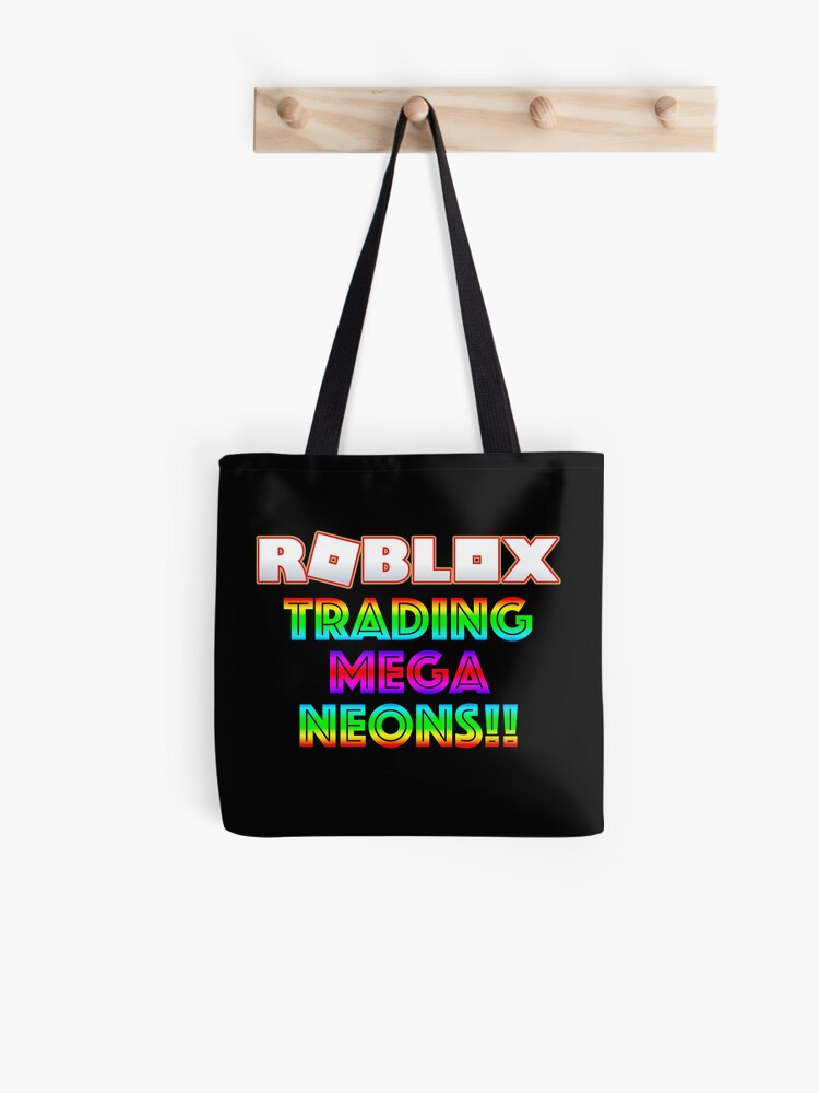 Roblox Trading Mega Neons Adopt Me Red Tote Bag By T Shirt Designs Redbubble - mini red backpack roblox