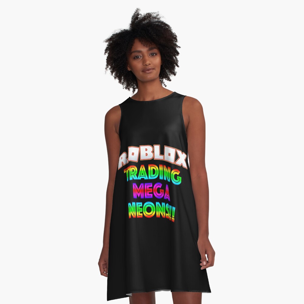 Roblox Trading Mega Neons Adopt Me Red Graphic T Shirt Dress By T Shirt Designs Redbubble - roblox trading mega neons adopt me red kids t shirt by t shirt designs redbubble
