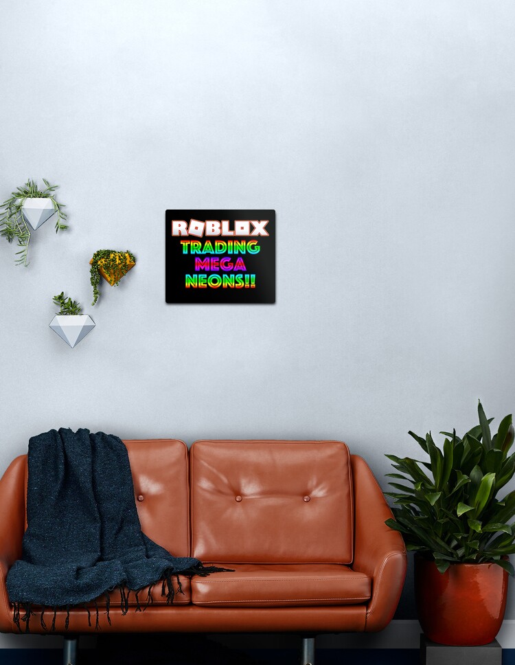 Roblox Trading Mega Neons Adopt Me Red Metal Print By T Shirt Designs Redbubble - roblox trading mega neons adopt blue kids t shirt by t shirt designs redbubble