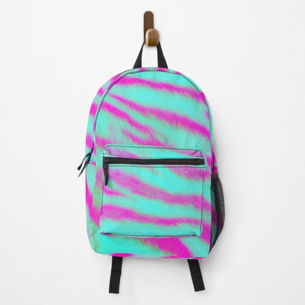 Item preview, Tiger Print Pink and Turquoise designed and sold by Sabbaht.