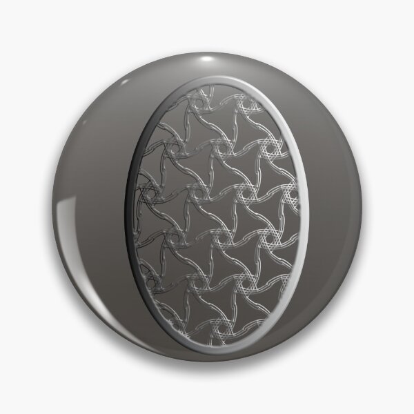 Item preview, Cool Gray to Silver 3D effect gradient design caught in a frame on a cool gray bac designed and sold by PetaJaneHome.