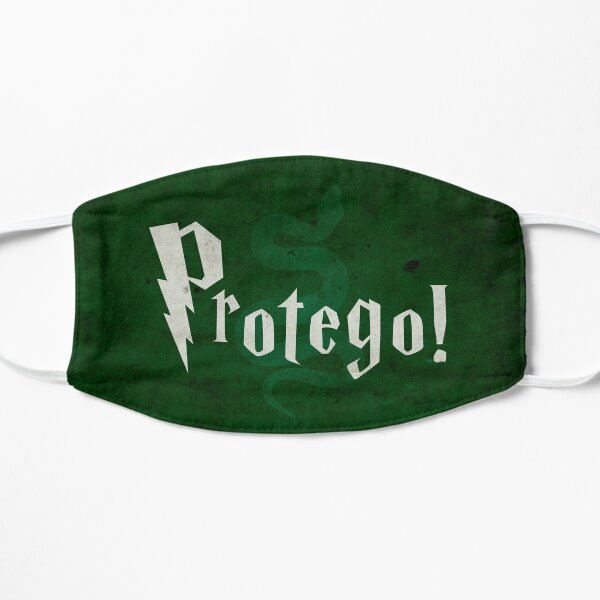 Protego Protection Spell green Flat Mask