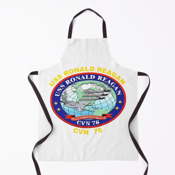 Item preview, USS Ronald Reagan (CVN-76) Crest for Dark Colors designed and sold by Nikki SpaceStuffPlus.