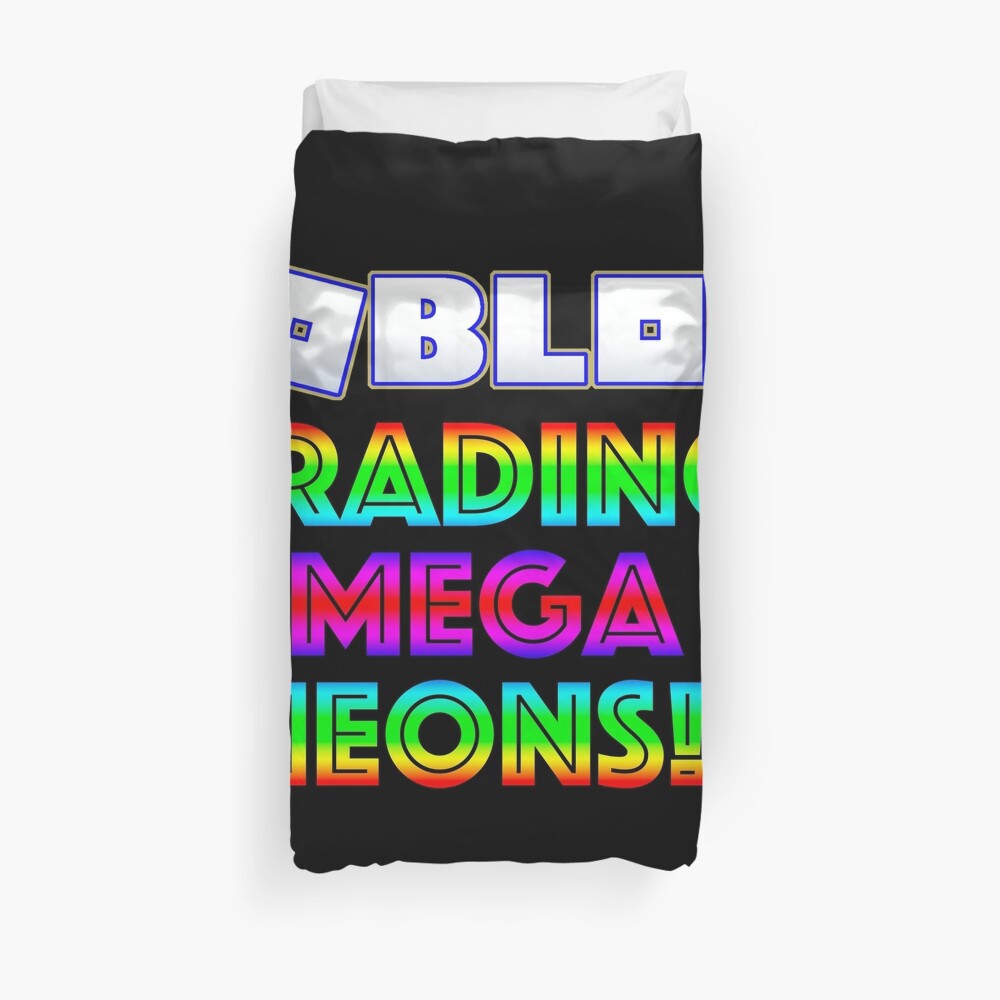 roblox trade mega neons adopt me postcard by t shirt designs redbubble