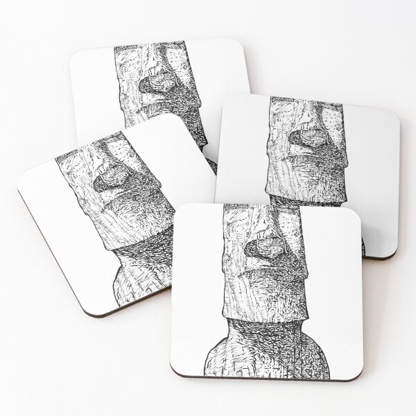 Item preview, MOAI - ink portrait designed and sold by lautir.