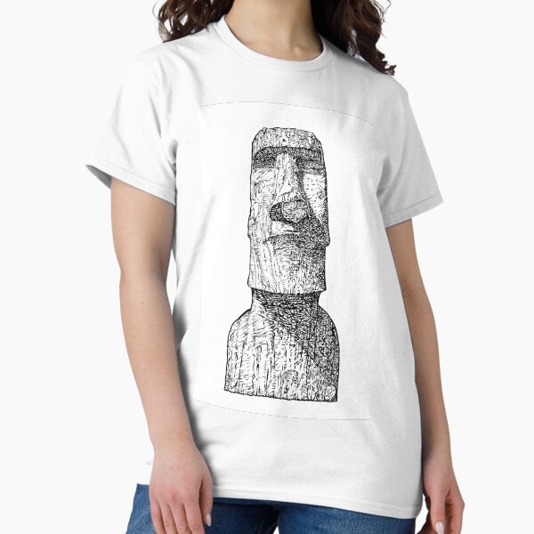 Item preview, MOAI - ink portrait designed and sold by lautir.
