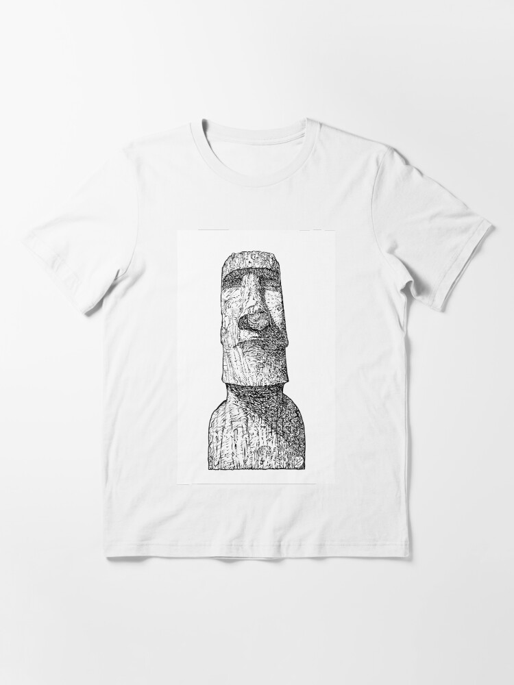 Easter Island Heads T-Shirts, Easter Island T-Shirts, Moai T-Shirts,  Archaic T-Shirts, Spiritual Connection T-Shirts, Moai Emoji T-Shirts  Essential T-Shirt for Sale by urbantod