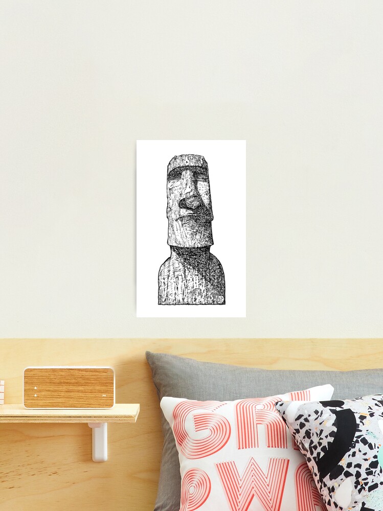 Moai BFFR Sticker | Art Board Print