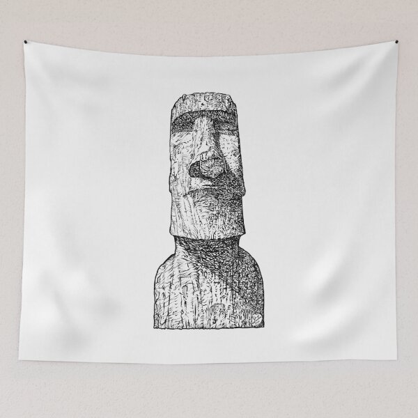 Item preview, MOAI - ink portrait designed and sold by lautir.