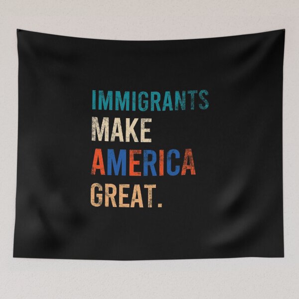 Item preview, Immigrants Make America Great Retro designed and sold by Medmac's Designs.