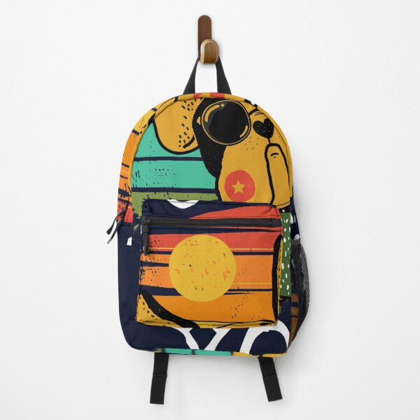 Item preview, Stylish Dog With Retro Vintage Sunset designed and sold by Ribsa.