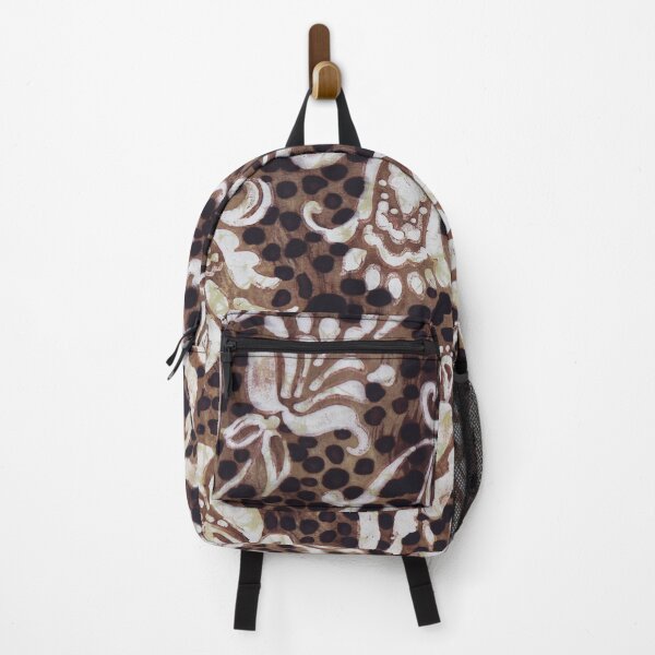 Item preview, Leopard Wth Scroll Batik designed and sold by Leslie Rogers Todder.