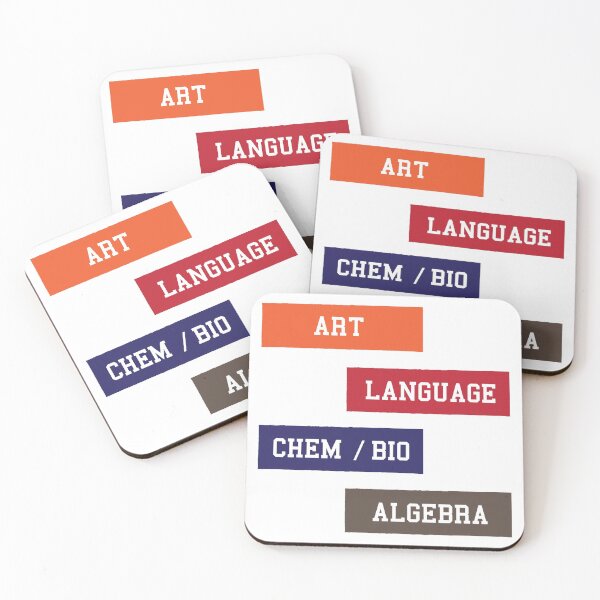 Item preview, School Subject Sticker Pack: 3 (Bold) designed and sold by CM-PD.
