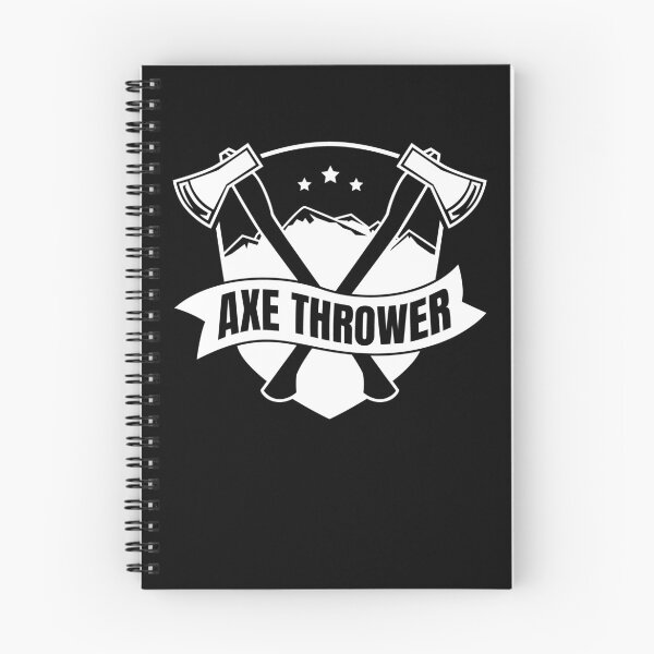 Item preview, Ax throwing woodcutter ax throwing mountain designed and sold by RJ-Art.