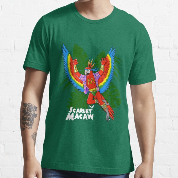 Scarlet Macaw - Pack Of Hereos Essential T-Shirt