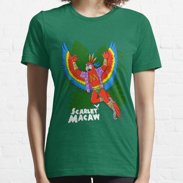Scarlet Macaw - Pack Of Hereos Essential T-Shirt