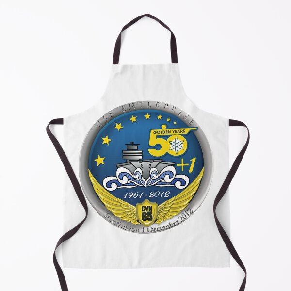 Item preview, USS Enterprise (CVN-65) Inactivation Crest designed and sold by Nikki SpaceStuffPlus.