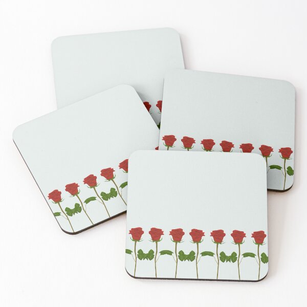 Item preview, Red roses in a row designed and sold by EngineerGoC.
