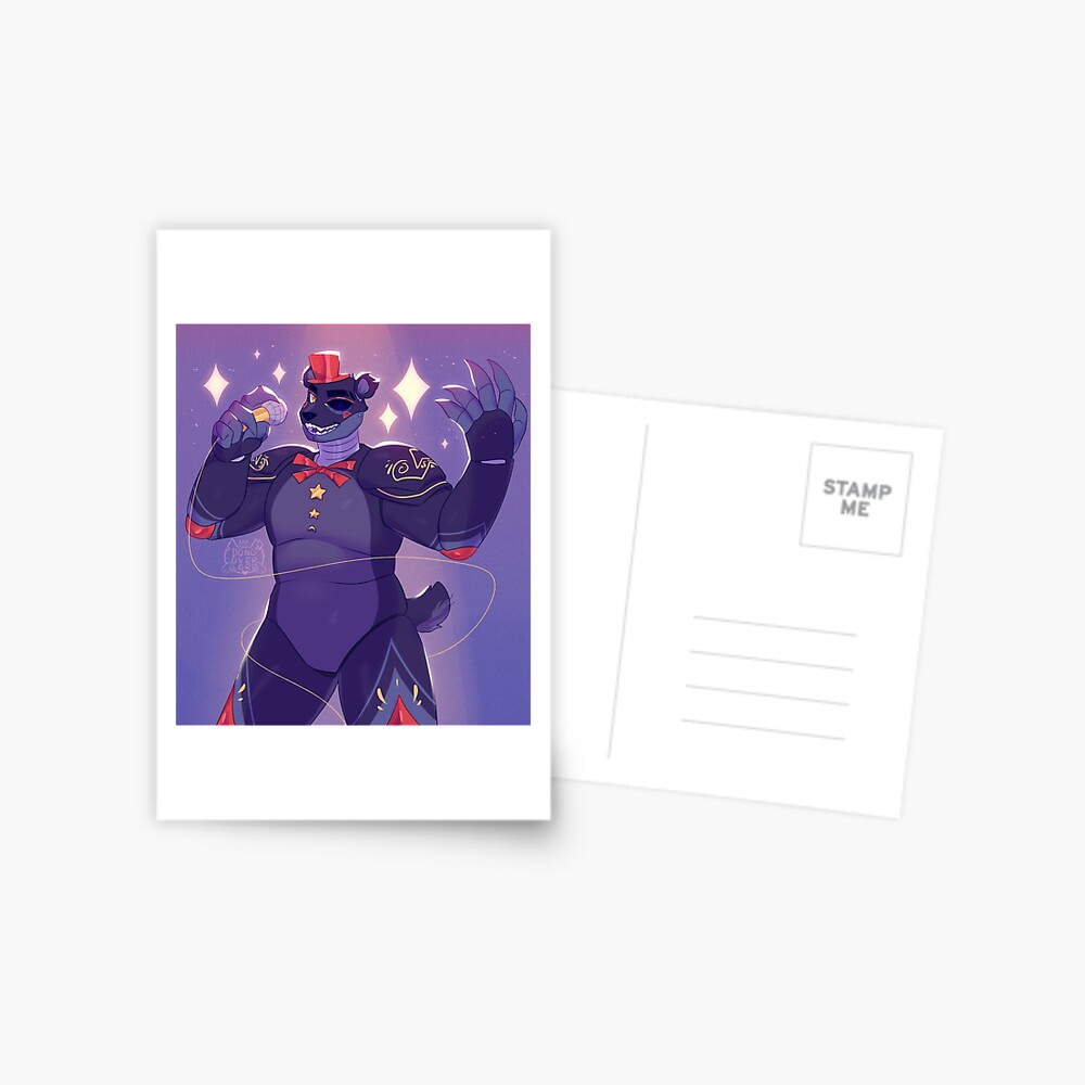 Funtime Chica Transparent Postcard for Sale by dongoverlord