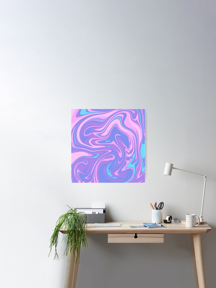 Colorful Abstract Paint Pouring Poster for Sale by STAR10008