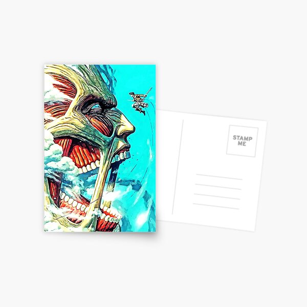 attack on titan design 16 Postcard