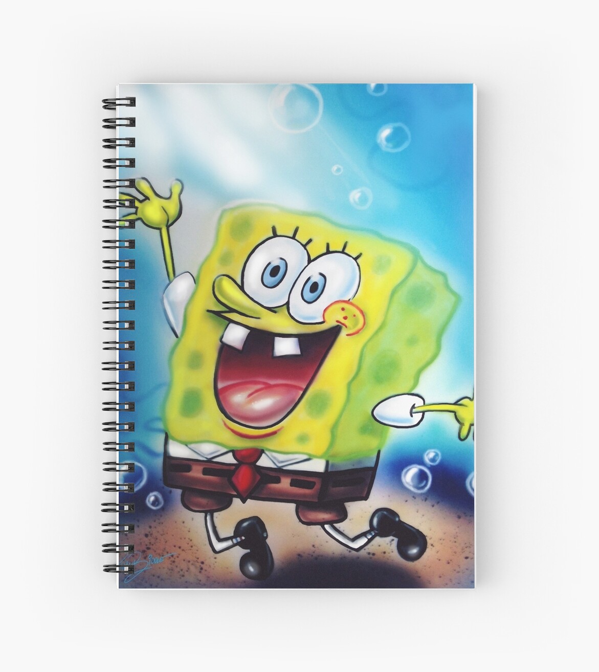 Spongebob Spiral Notebooks By Ryan Biddle Redbubble 9391