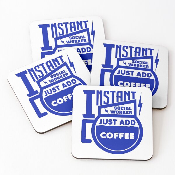 Artikelvorschau, Instant Social Worker Just Add Coffee entworfen und verkauft von wordpower900.