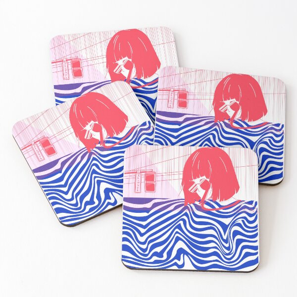 Item preview, Japanese Girl Psychedelic Graphic designed and sold by SobaWaveStudio.
