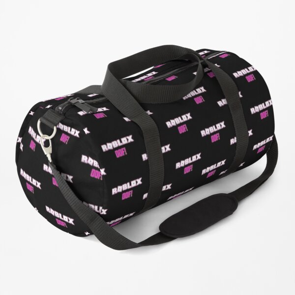 Megan Plays Duffle Bags Redbubble - cow purse roblox