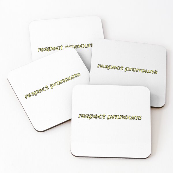 Item preview, respect pronouns designed and sold by Dante B.