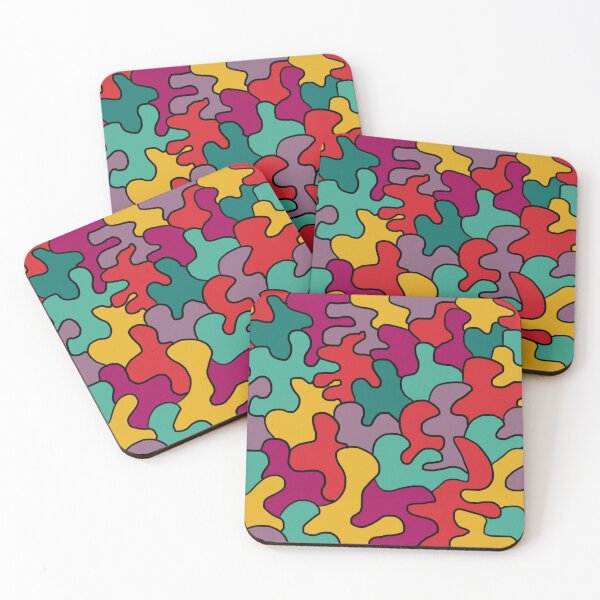 Item preview, Colorful pattern with waves designed and sold by magenta-dream.