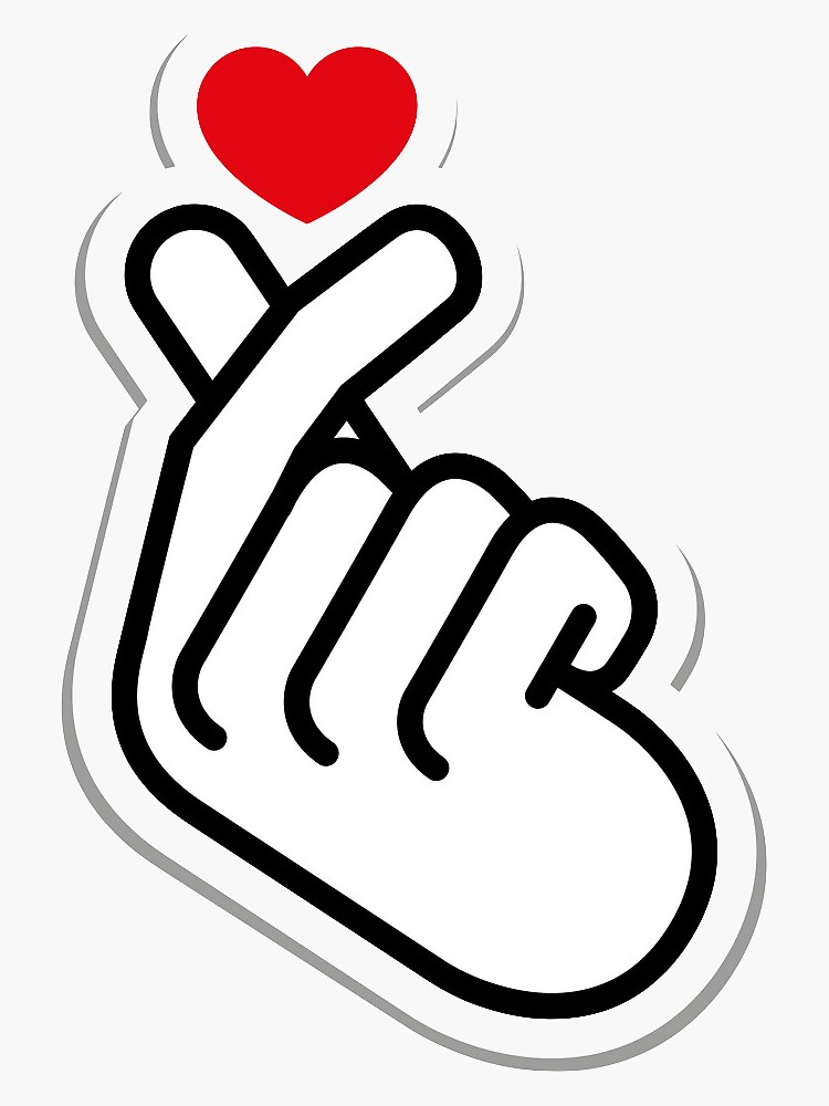 Thumbnail 3 of 3, Sticker, Hand holding heart designed and sold by animecooky.