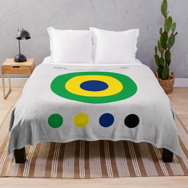 Item preview, Bauhaus Inspired Brazil Flag designed and sold by Boxing Kangaroo Retail Company.
