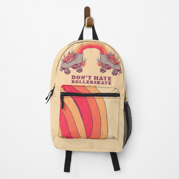 Item preview,  Don't Hate Rollerskate - Retro 70s Illustration - Color Variation 2 designed and sold by chrystakay.