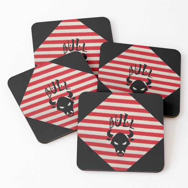 Item preview, Black and Red Bull - Stripes designed and sold by OMdesign10.