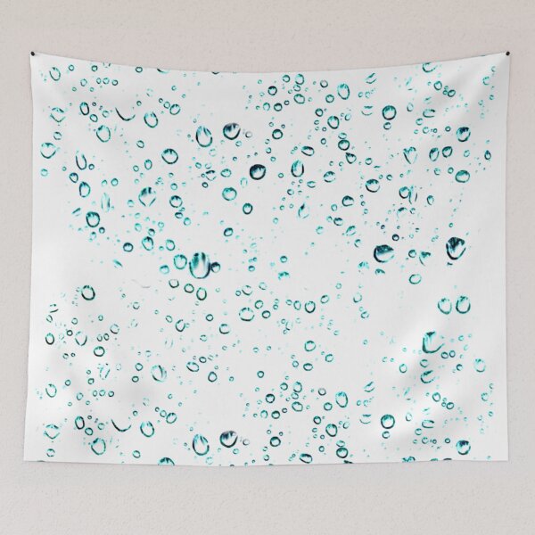 Item preview, Rain Drops Effect Texture Blue Glitter Water Pattern River Window designed and sold by Jolly-Yosei.