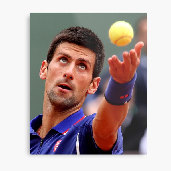 Novak Djokovic Metal Print