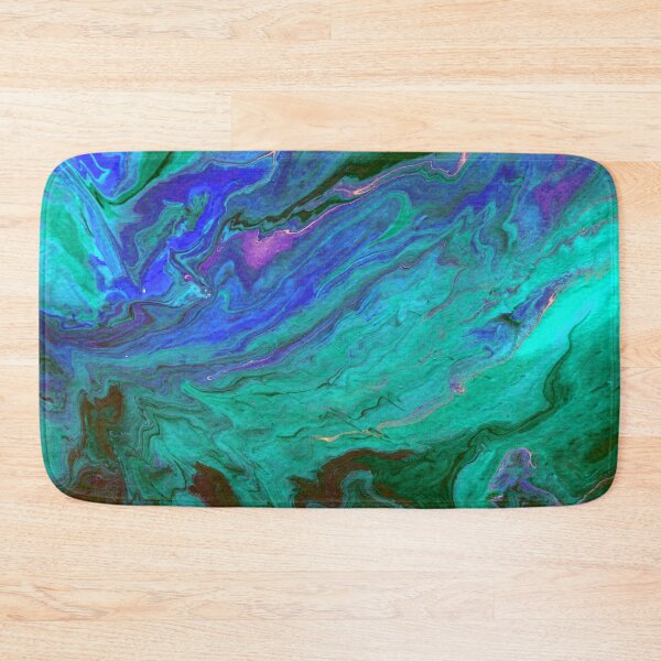 Item preview, Blue Marine Ocean Marble art Fluid art designed and sold by xalexiart.