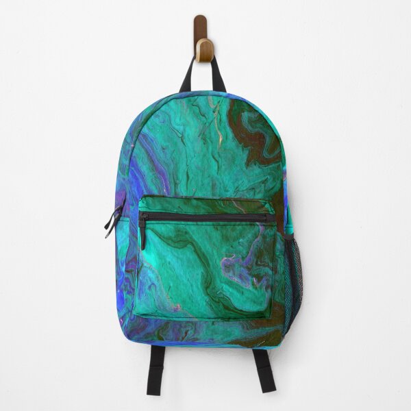 Item preview, Blue Marine Ocean Marble art Fluid art  designed and sold by xalexiart.