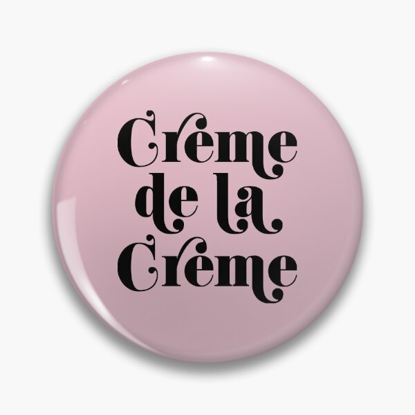 Item preview, CRÉME DE LA CRÉME (black) designed and sold by JennieCarolina.