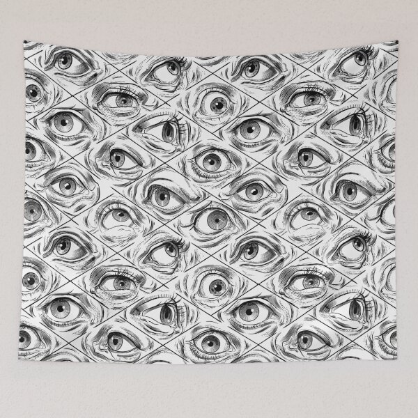 Item preview,  Wall of Eyes White designed and sold by OddityGarden.