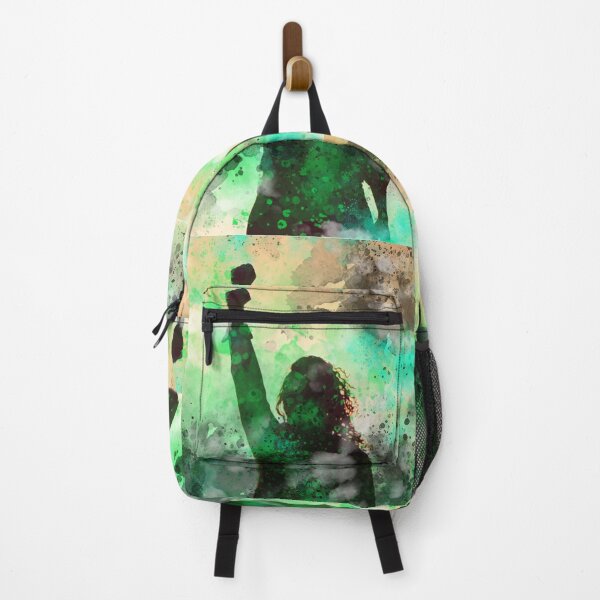 Item preview, Abstract Silhouette of Woman Holding Fist Up.Green and Black designed and sold by Joe-s.