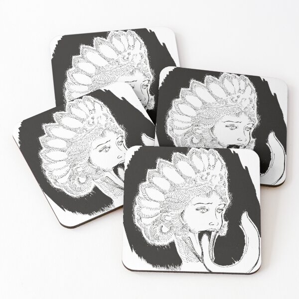 Item preview, Screaming Banshee Halloween Retro Design designed and sold by Miriam Steinau.