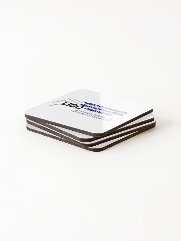 Thumbnail 4 of 5, Coasters (Set of 4), LIGO Program Logo designed and sold by Spacestuffplus.