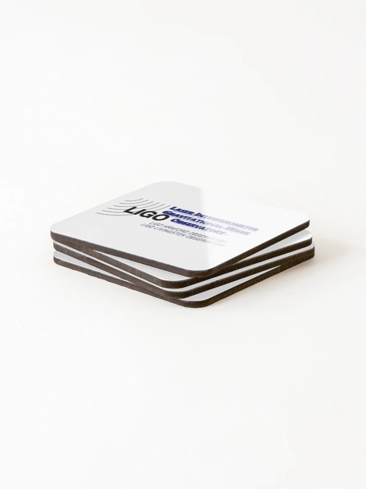 Thumbnail 4 of 5, Coasters (Set of 4), LIGO Program Logo designed and sold by Nikki SpaceStuffPlus.
