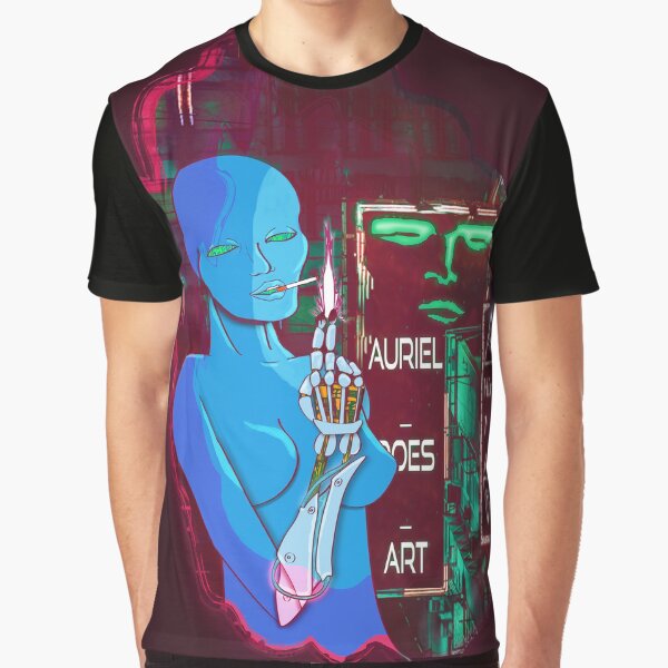 Cyber Cig Graphic T-Shirt
